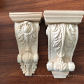 Decorative carved fireplace corbels floral roman corbel